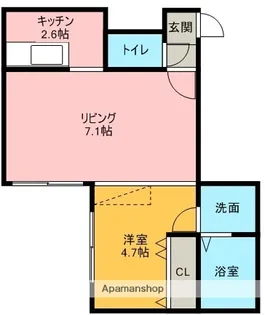 HS311【103号室】の間取り