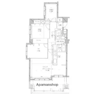 リラハイツ平岸【803号室】の間取り