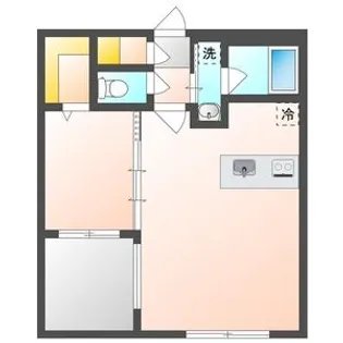 カレラ学園前【1階】の間取り