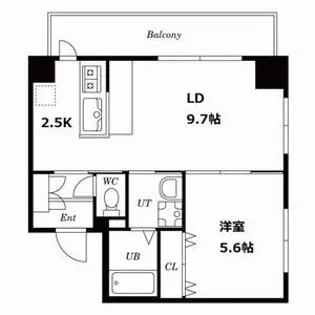 プリズム ヴィラ【303号室号室】の間取り