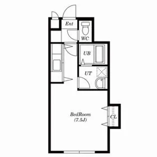 ブランノワールAMJ平岸【205号室号室】の間取り