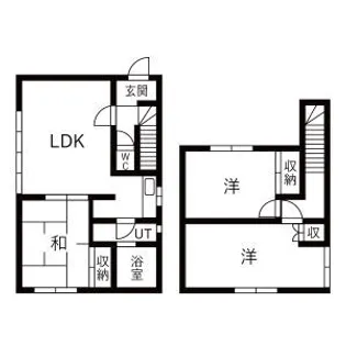 北海道札幌市白石区北郷二条11丁目【一戸建】の間取り