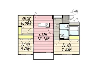 FRANZ TSUKISAMU KOEN【4階】の間取り