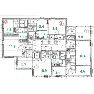 LUGAL(ルガル)【3階】の間取り