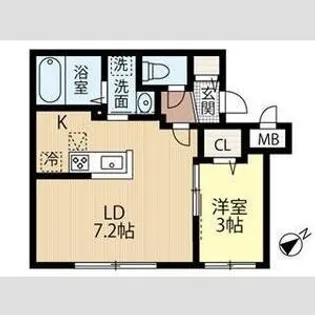 LIGARE TOYOHIRA【2階】の間取り