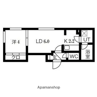 北海道札幌市豊平区美園四条1丁目【マンション】の間取り
