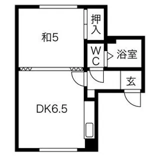 18条コーポ【12号室】の間取り
