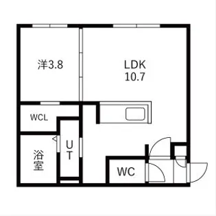 ALIVIS月寒中央【4階】の間取り