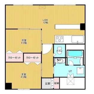 ライオンズマンション伏見第5【6階】の間取り