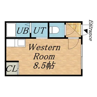 クルーズハウス本通17【101号室】の間取り