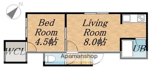 フレグランス東札幌【202号室】の間取り
