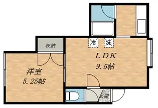 ノースヴィレ【102号室】の間取り