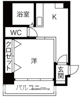 チサンマンション札幌第一【11階】の間取り