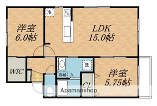 ブラウン新川【2階】の間取り