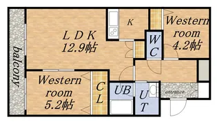 MS SORA【403号室】の間取り
