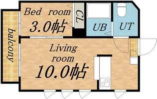 グランメールノール【2階】の間取り