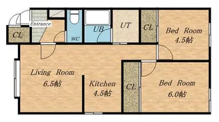 ペンギンハウス【102号室】の間取り
