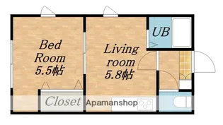 メゾンアベニュー【101号室】の間取り