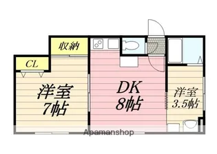 ハイツ恒真【2階】の間取り