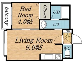 クラッセ琴似ステーション【2階】の間取り