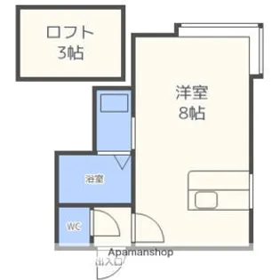 ノースパーク麻生【204号室】の間取り
