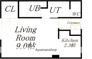 美川ハイツ7【102号室】の間取り