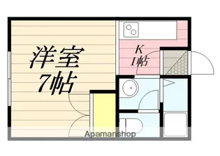 グリビィ麻生 C棟【103号室】の間取り