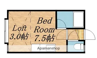 インペリアル寺田【205号室】の間取り