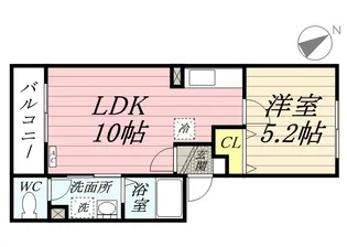 プリミエールN29【205号室】の間取り