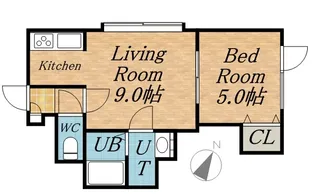 グラウディ・レビジョンⅡ【1階】の間取り
