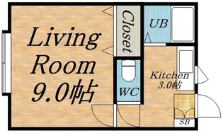 エクセレンス8【107号室号室】の間取り