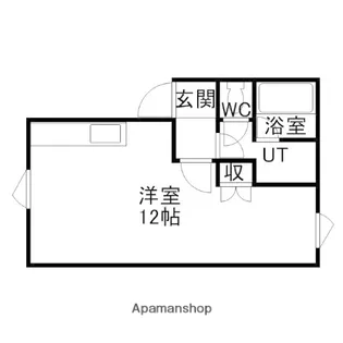 ワイズ当別A棟【202号室】の間取り