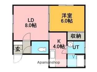 プルーリオンAY【201号室】の間取り