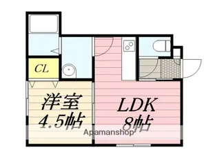 コーポ向日葵【3階】の間取り