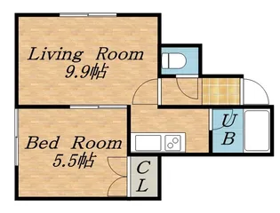 ブレス307【203号室】の間取り