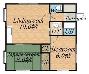 ホワイトコートカヤ7【203号室】の間取り