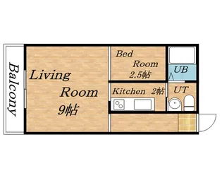 SEAGULL♯N208【409号室】の間取り