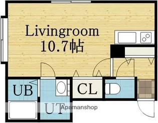 ルーバン教育大前【2階】の間取り