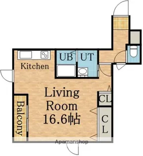アルファコート麻生【4階】の間取り