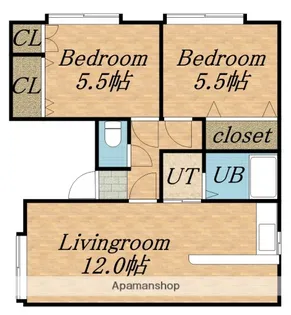 ブロス510【3階】の間取り
