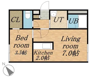 トリニティ【4階】の間取り