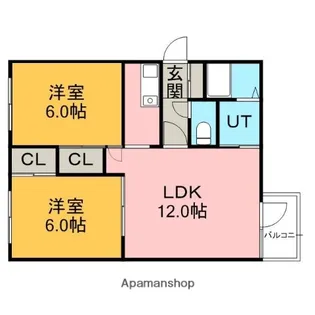 セントラル35【2階】の間取り