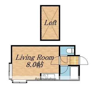 ツインコートA棟【2階】の間取り