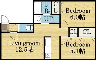 マイドリーム1【3階】の間取り