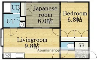 コーポ静和【1階】の間取り