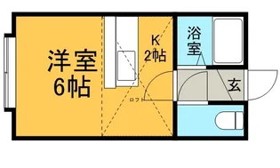 ドルミムサシ【106号室号室】の間取り