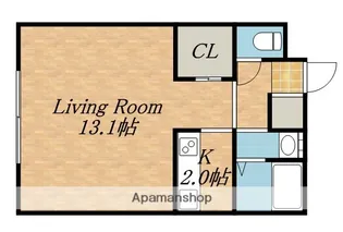 パラッツォ麻生南公園【4階】の間取り