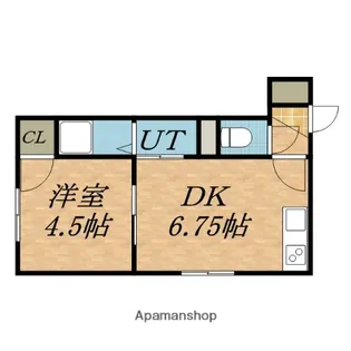 ニューロード35【103号室】の間取り
