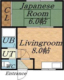 クレール神A棟【2階】の間取り