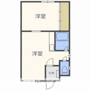 エスコート【2階】の間取り